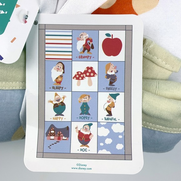 Disney Baby Quilted Snow White‎ & the 7 Dwarves Baby Blanket 40x30" Cotton/Poly - Picture 2 of 9